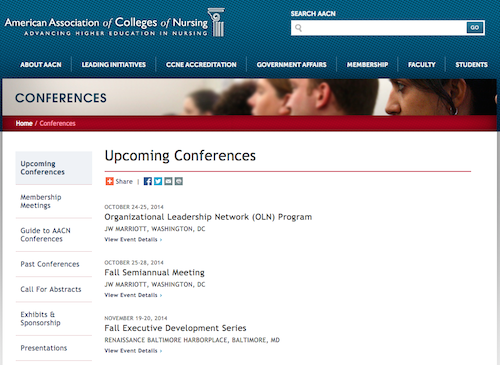 aacn upcoming conferences