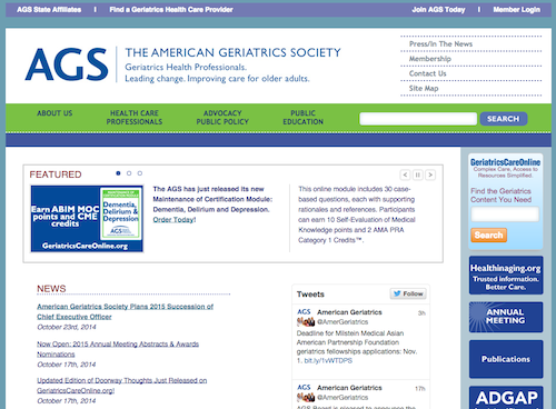 american geriatrics society