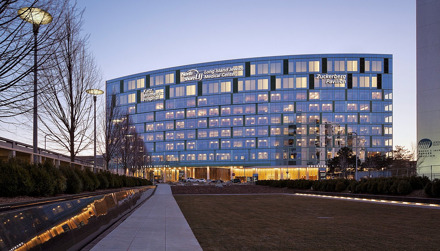 North-Shore-LIJ-Katz-Women-Hospital-and-Zuckerberg-Pavillion-modern-hospitals